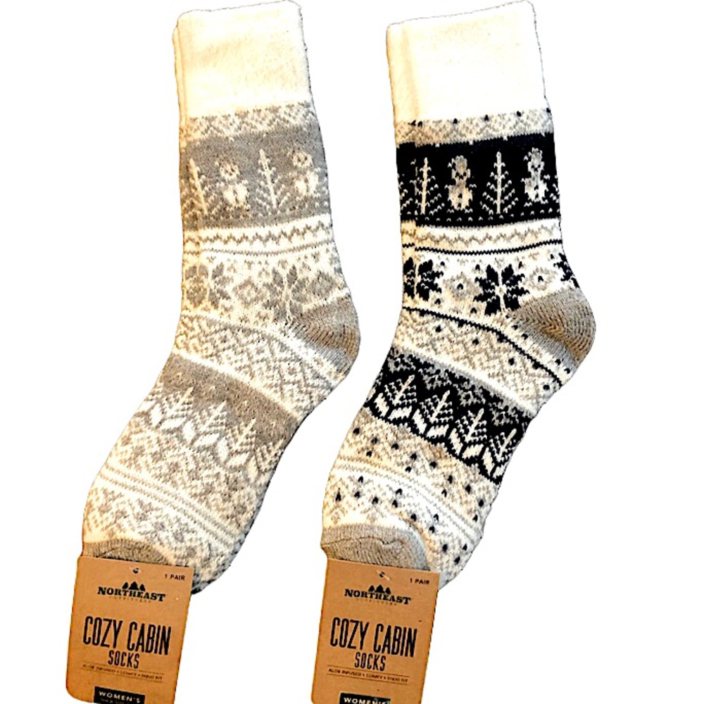 BUNDLE (2) NEW Cozy Cabin Women’s Socks